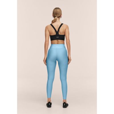 4. Legginsy treningowe damskie CASALL Overlap High Waist Tights kolor niebieski