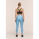 4. Legginsy treningowe damskie CASALL Overlap High Waist Tights kolor niebieski