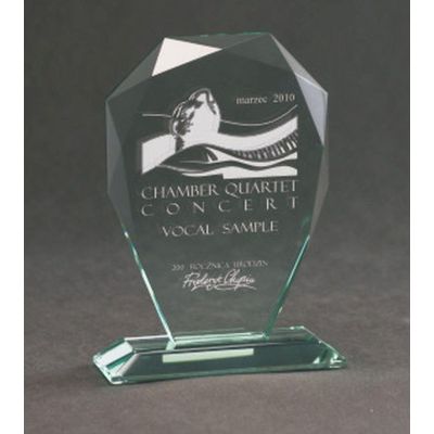 7. Trofeum szklane grawerowane z etui