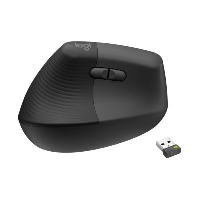 7. Logitech Lift for Business myszka Biuro Po lewej stronie RF Wireless + Bluetooth Optyczny 4000 DPI