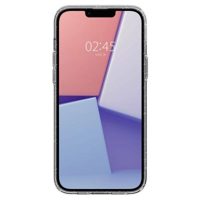 3. Etui Spigen Liquid Crystal na iPhone 14 Plus - przezroczysto-brokatowe