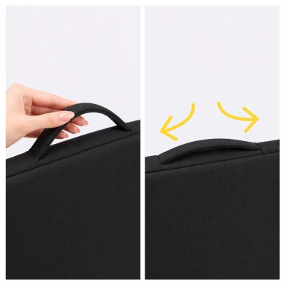 6. Torba na laptop Wozinsky WTNP-17B 17" z chowaną rączką - czarna