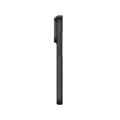 6. Etui AMAZINGTHING Titan Max Lens na iPhone 18 Pro Max z włókna aramidowego z osłoną aparatu kompatybilne z MagSafe - czarne