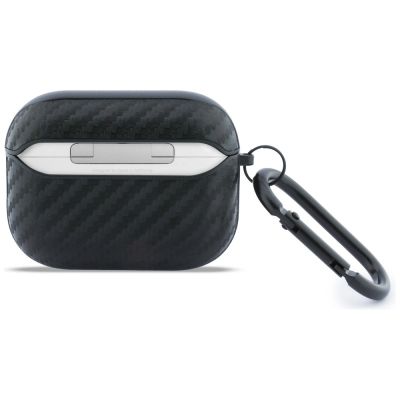 2. Etui BMW Carbon Metal Logo na AirPods Pro 3 - czarne