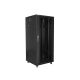 Szafa rack Lanberg FF01-6627-12B (27U; 19''; 1390mm / 600mm / 600 mm; stojąca; Szklane; 800 kg; kolor czarny)