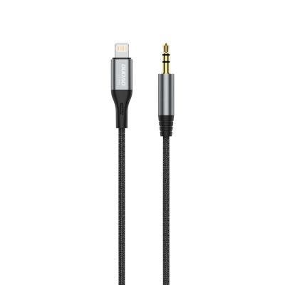 2. Dudao kabel audio Lightning - mini jack 3.5mm 1m szary (L11PRO)