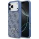 Etui Guess 4G nauble Card Triange na iPhone 18 Pro Max / 17 Pro Max - niebieskie