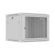 6. LANBERG SZAFA INSTALACYJNA RACK WISZĄCA 19" 9U 600X600 SZARA DRZWI PERFOROWANE (FLAT PACK)