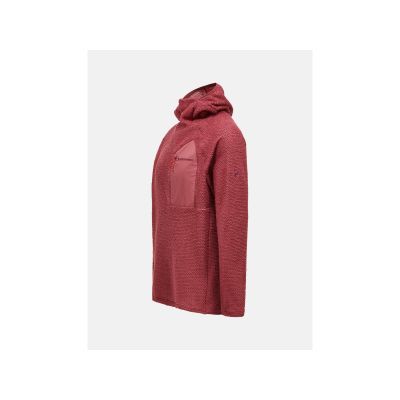 3. Bluza męska PEAK PERFORMANCE M Freelight Polartec Alpha Hood kolor czerwony