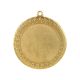 6. Medal złoty ogólny z miejscem na emblemat 50 mm - medal stalowy
