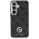 3. Etui Guess 4G Rhinestone Round Logo MagSafe na Samsung Galaxy S26+ - czarne