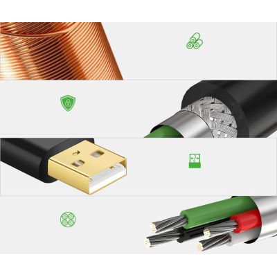 11. Ugreen kabel aktywny przedłużacz USB 2.0 480 Mbps 10 m czarny (US121 10321)
