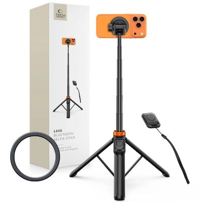9. Selfie stick Tech-Protect L03S MagSafe Bluetooth Selfie Stick Tripod - czarny