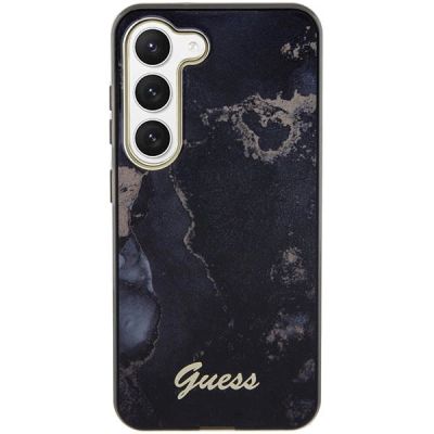 3. Etui Guess Golden Marble Collection S23 - czarne