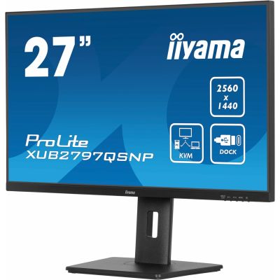 6. Monitor iiyama ProLite XUB2797QSNP-B1 27" 2560 x 1440 px Wide Quad HD LED Czarny