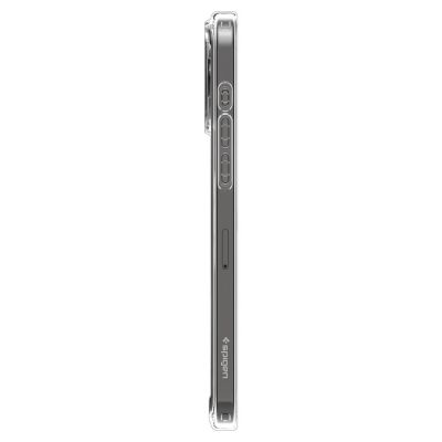 5. Etui Spigen Ultra Hybrid Mag z MagSafe na iPhone 15 Pro - szare
