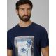3. T-shirt regular z nadrukiem męski 4F 4FWSS26TTSHM3034-31S