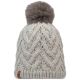 Buff Knitted Fleece Caryn Beanie 13674301410 Szare One size