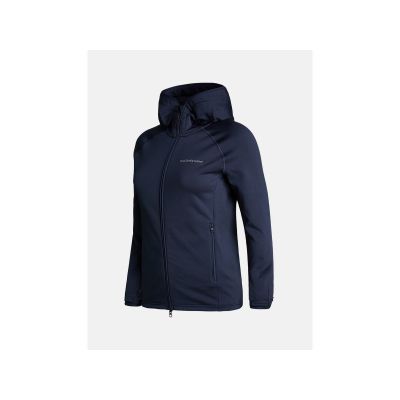 8. Bluza Peak Performance W Chill Light Zip Hood - granatowy