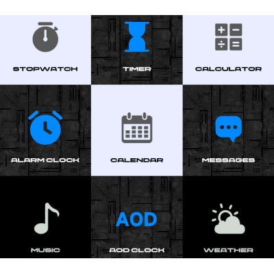 12. Smartwatch Męski Rubicon RNCF24-1 BLACK