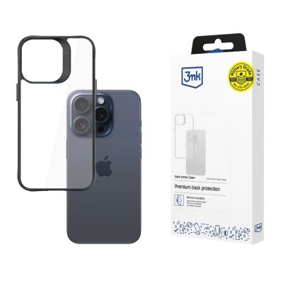 Etui 3mk Satin Armor Case+ na iPhone 15 Pro Max - przezroczyste