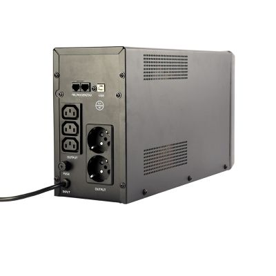3. ENERGENIE ZASILACZ AWARYJNY UPS AVR 2000VA LCD, 3X C13, 2X SCHUKO, USB, RJ45