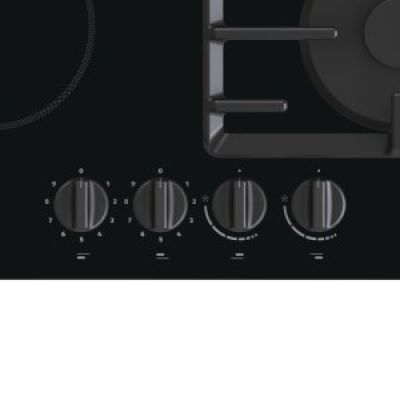 3. Płyta ceramiczno-gazowa GORENJE GCE691BSC 60 cm | 4 pola ceramiczne + 1 palnik gazowy | zapłon elektryczny | czarny