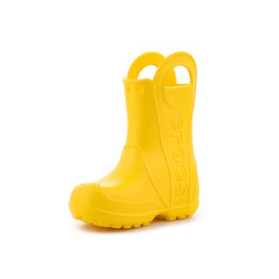 3. CROCS HANDLE IT RAIN BOOT KIDS T YELLOW 211056-730