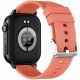 8. Smartwatch Gravity GT15-3 Czerwony Pasek Silikonowy + Czarna Bransoleta