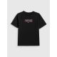 7. T-shirt loose z nadrukiem dziewczęcy 4F 4FJRSS26TTSHF4137-20S
