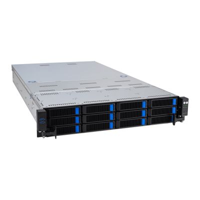 5. Platforma Asus Rack (2U) RS720A-E12-RS24U AMD Epyc 9004 (24x NVMe, 2xM.2, 3xGPU, 2x10Gbe, IPMI,  1+1 2600W)