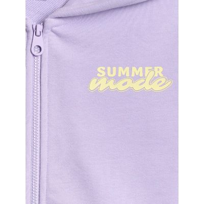 9. Bluza dresowa loose z kapturem dziewczęca 4F 4FJRSS26TSWSF2936-52S