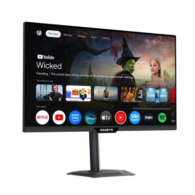 3. GIGABYTE M27QS monitor komputerowy 68,6 cm (27") 2560 x 1440 px Quad HD LED Czarny