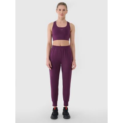 6. Spodnie damskie treningowe szybkoschnące 4F 4FRSS25TFTRF0789-50S