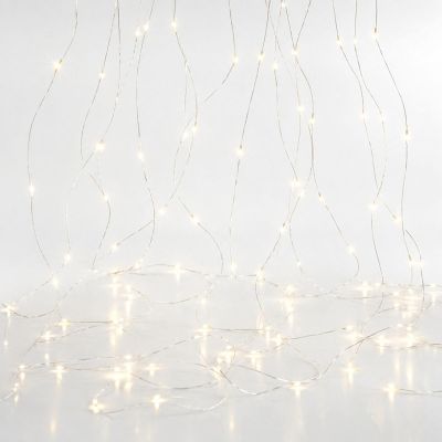2. LAMPKI DRUCIKI NA BATERIE KASKADA 80 LED CIEPŁY BIAŁY TIMER