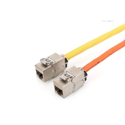 7. Digitus Moduł Keystone CAT 6A, ekranowany z inteligentnym menedżerem kabli, zestaw (24 szt.)