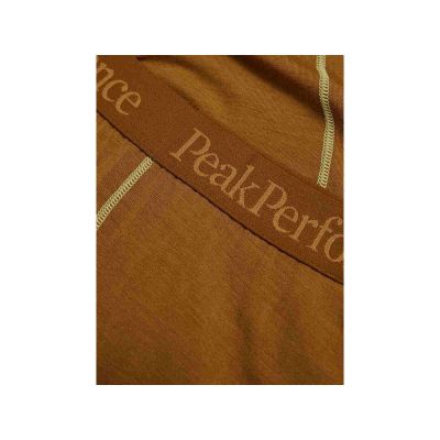 4. Spodnie Termiczne PEAK PERFORMANCE Magic 7/8 Long Johns Wool-blend Baselayer Women brązowy