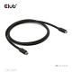8. CLUB3D CAC-2501 kabel Thunderbolt 1 m 120 Gbit/s Czarny