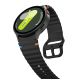 3. Pasek Tech-Protect Silicone Sport na Samsung Galaxy Watch 4 / 5 / 5 Pro / 6 / 7 / FE - czarny