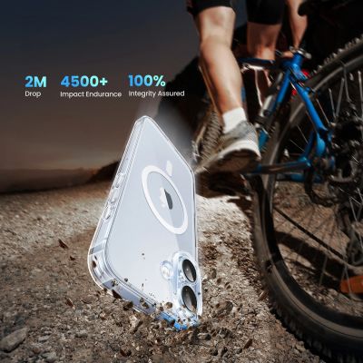 4. Etui Ugreen Classy Clear Magnetic na iPhone 16 Plus - przezroczyste