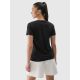3. T-shirt regular z nadrukiem damski 4F 4FRSS24TTSHF2547-20S