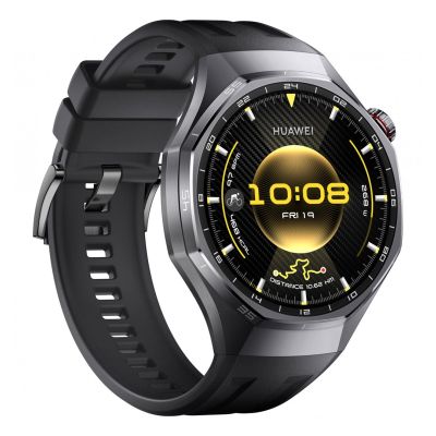3. Inteligentny zegarek Huawei WATCH GT 6 Pro 46mm | GPS (satelitarny) | Dioda AMOLED | 1,47 cala | Wodoodporny | Czarny