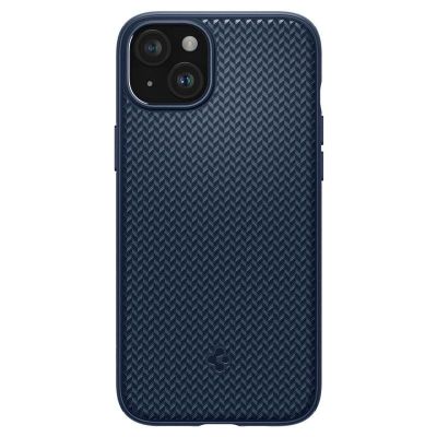 7. Etui Spigen Mag Armor z MagSafe na iPhone 15 Plus - niebieskie