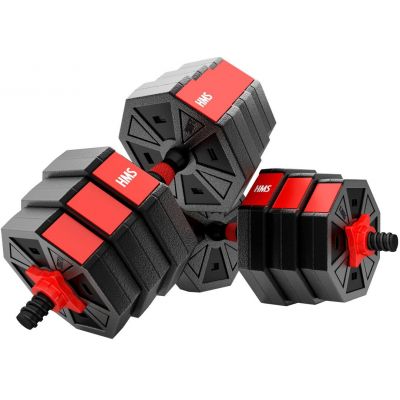 4. Sztangielka kompozytowa HMS SGC20 20kg + sztanga