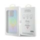8. Etui Guess IML Iridescent MagSafe do iPhone 15 Pro Max - turkusowe