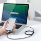 14. Kabel Baseus Cafule Series Metal Data USB-C / USB-C PD QC SCP 100W 5A 2 m - zielony