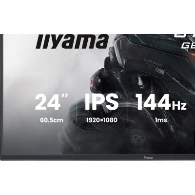 8. MONITOR IIYAMA LED IPS 23,8" GB2441HSU-B1 Black Hawk 144Hz