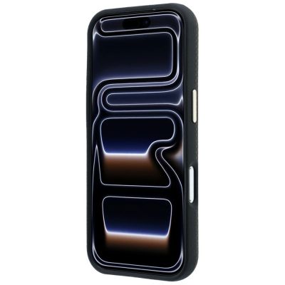 5. Etui Guess Kevlar Triangle Logo MagSafe na iPhone 17 Pro Max / 18 Pro Max - brązowe
