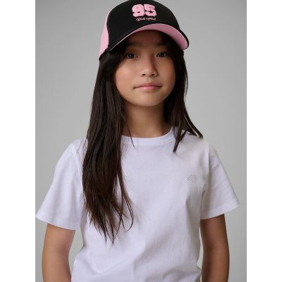 4. T-shirt regular gładki dziewczęcy 4F 4FJRMM00TTSHF3553-10S