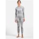 4. Bielizna termoaktywna z długim rękawem Odlo BL TOP crew neck l/s ACTIVE WARM x POW srebrna